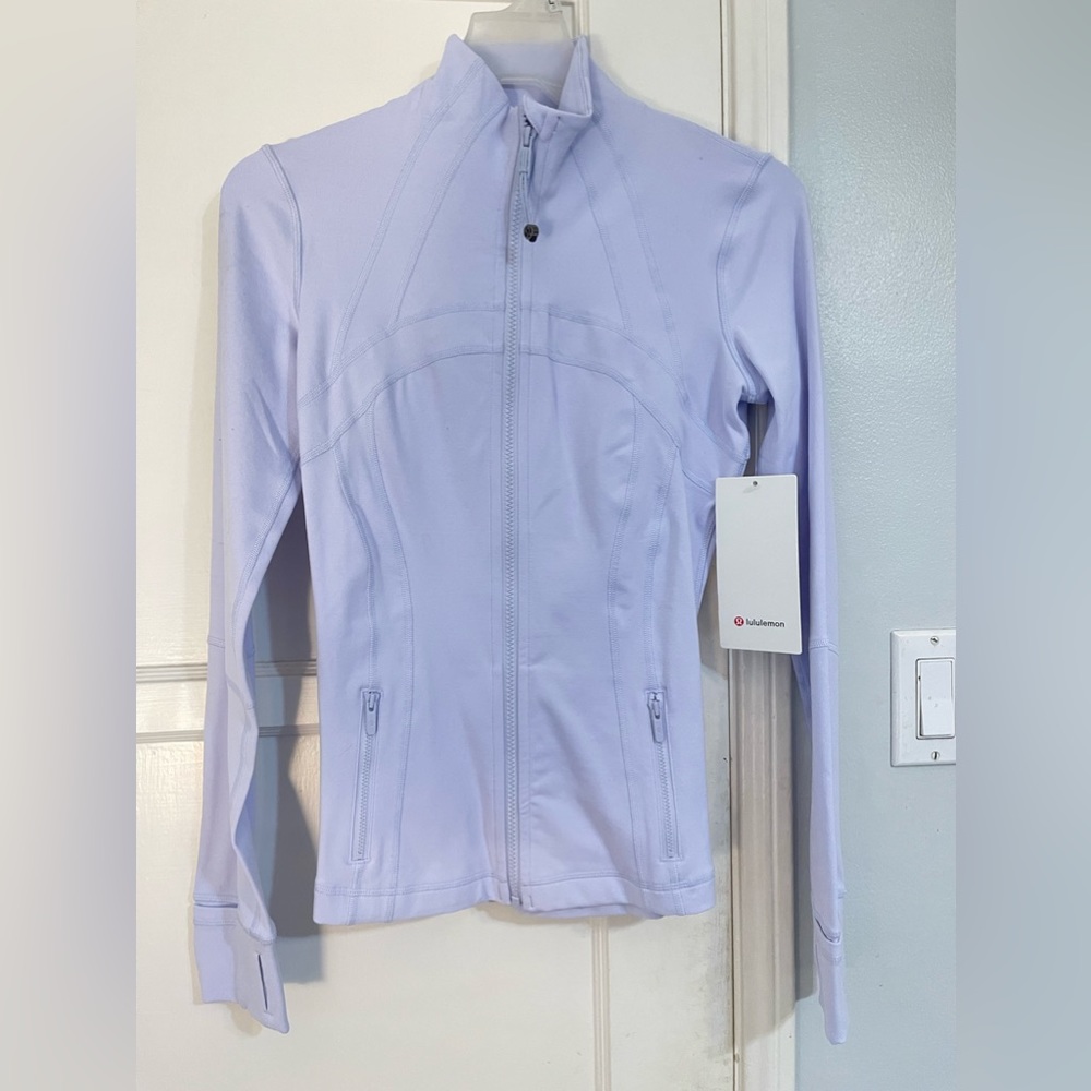 NWT Lululemon Define Jacket in Faint Lavender